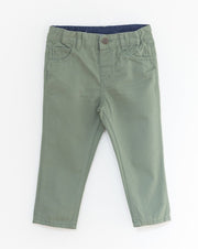 Unisex Chino Hose khaki - grün Baumwolle - Klüngelkram Indian Affairs
